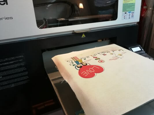 ตัวอย่างงานสกรีนถุงผ้าดิบ