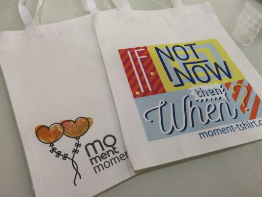 ถุงผ้าดิบลายน่ารักๆ