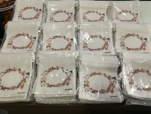 ถุงผ้าดิบสำหรับเป็นของแจก