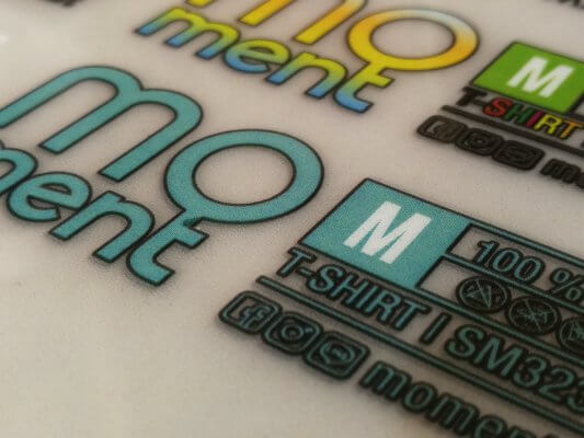 งานทรานเฟอร์ ทำ Tag คอเสื้อ