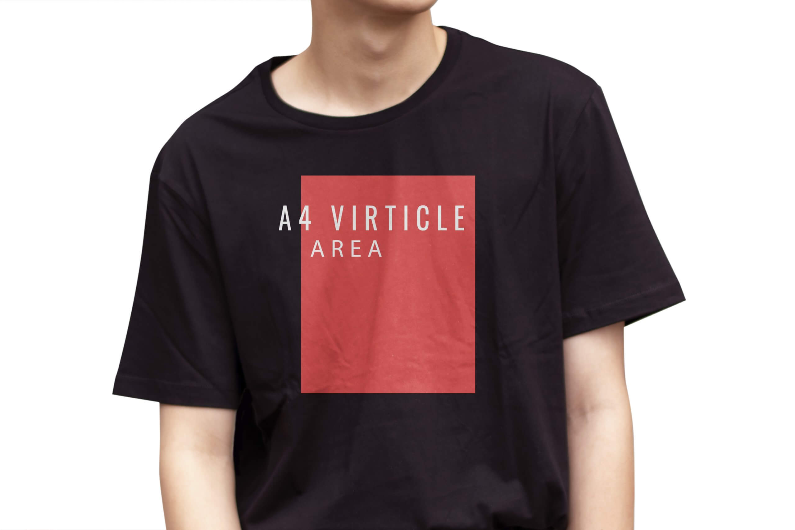 สกรีนขนาด A4 แนวตั้งด้านหน้า